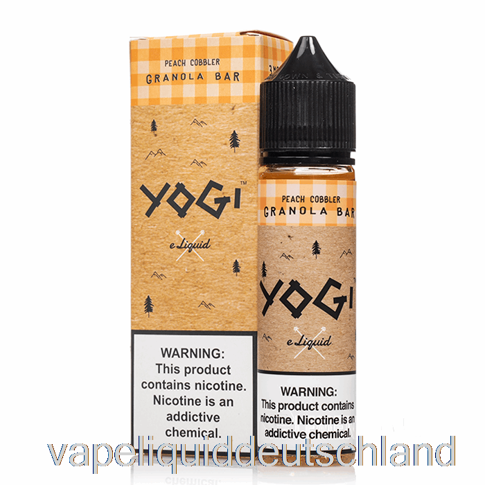 Peach Cobbler Müsliriegel – Yogi E-Liquid – 60 Ml, 3 Mg Vape-Flüssigkeit